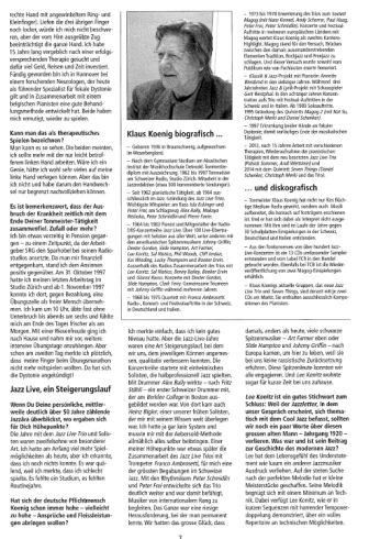 Interview Swiss Jazzorama